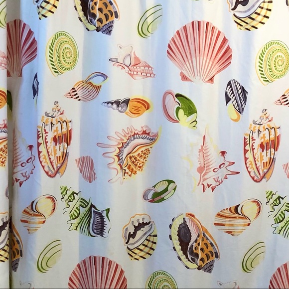 Cuddledown Seashell Shower Curtain NWOT - Picture 3 of 7